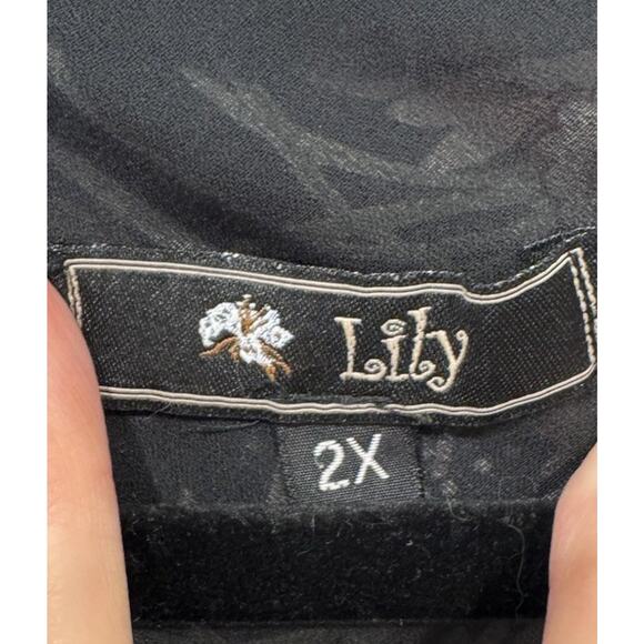 Lily Y2K Floral MIDI Dress Women’s Plus Size 2X Sleeveless 90s Fairy Grunge Boho - Picture 6 of 6